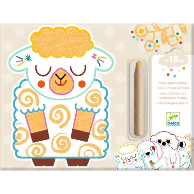 Coloriage à révéler - Animaux familiers