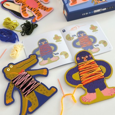 Premier tissage – Les pulls des animaux – Djeco