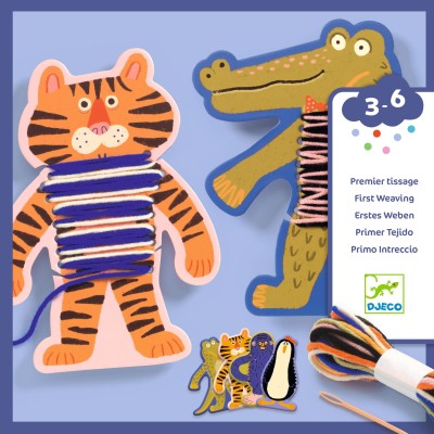 Premier tissage – Les pulls des animaux – Djeco