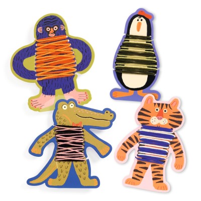 Premier tissage – Les pulls des animaux – Djeco