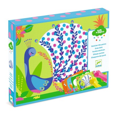 Coffret coloriage à points dès 18 mois – Djeco