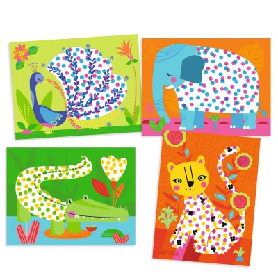 Coffret coloriage à points dès 18 mois – Djeco