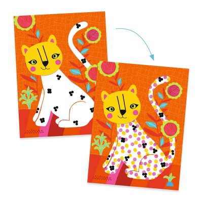 Coffret coloriage à points dès 18 mois – Djeco