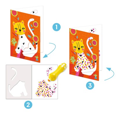 Coffret coloriage à points dès 18 mois – Djeco