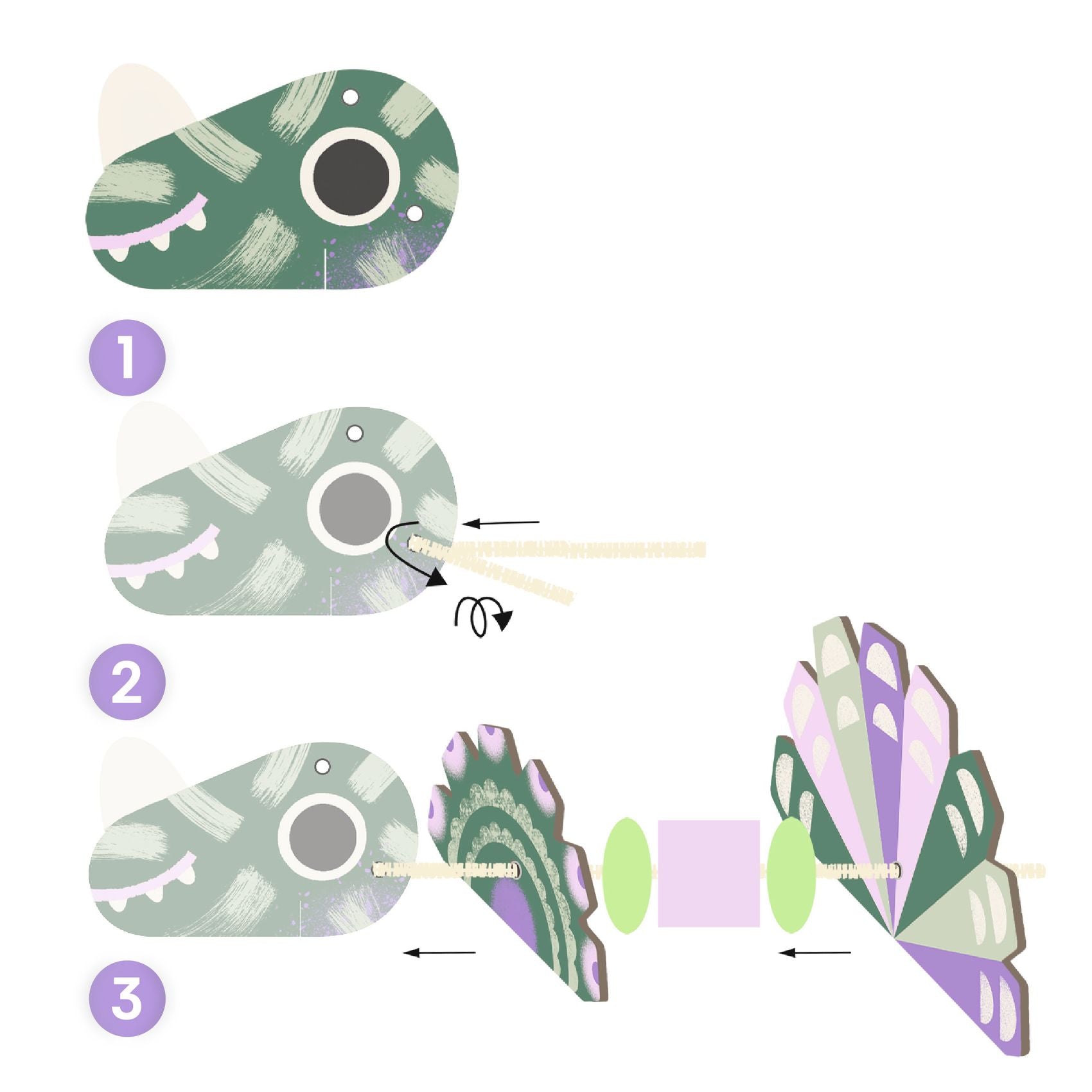 Enfilage - Terribles dinos