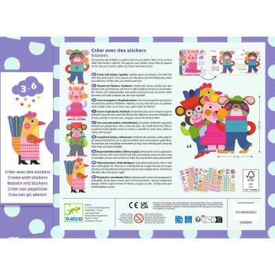 Collage avec strass Éclatants – Djeco