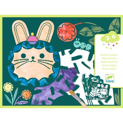 Peinture magique à révéler - Animaux déguisés