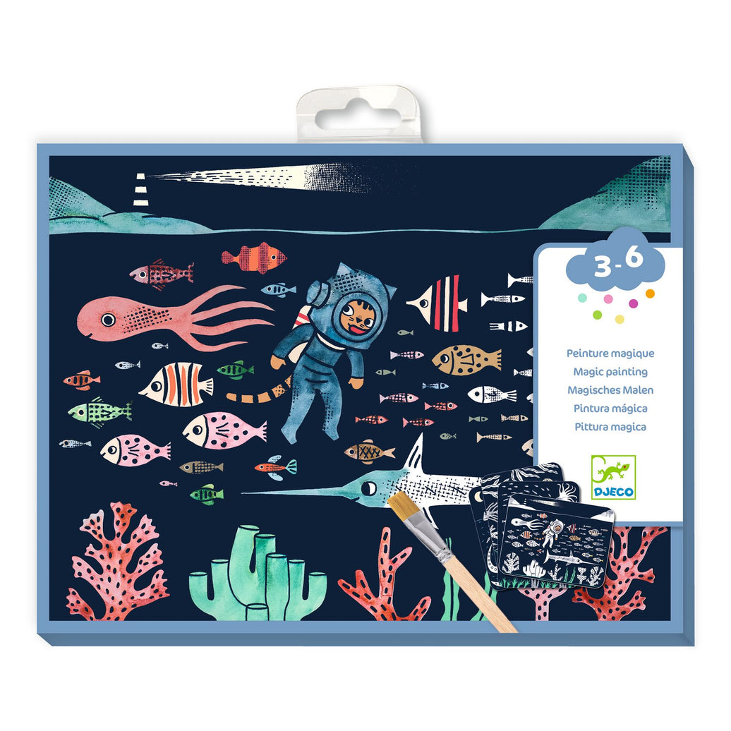 Peinture magique à révéler - Dans l'océan
