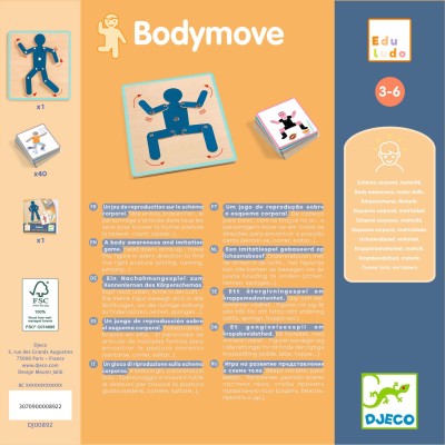Bodymove – Jeu éducatif du corps et des mouvements – Djeco