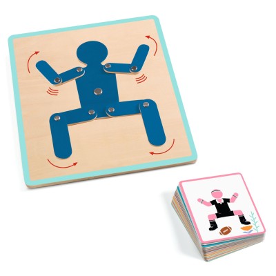 Bodymove – Jeu éducatif du corps et des mouvements – Djeco