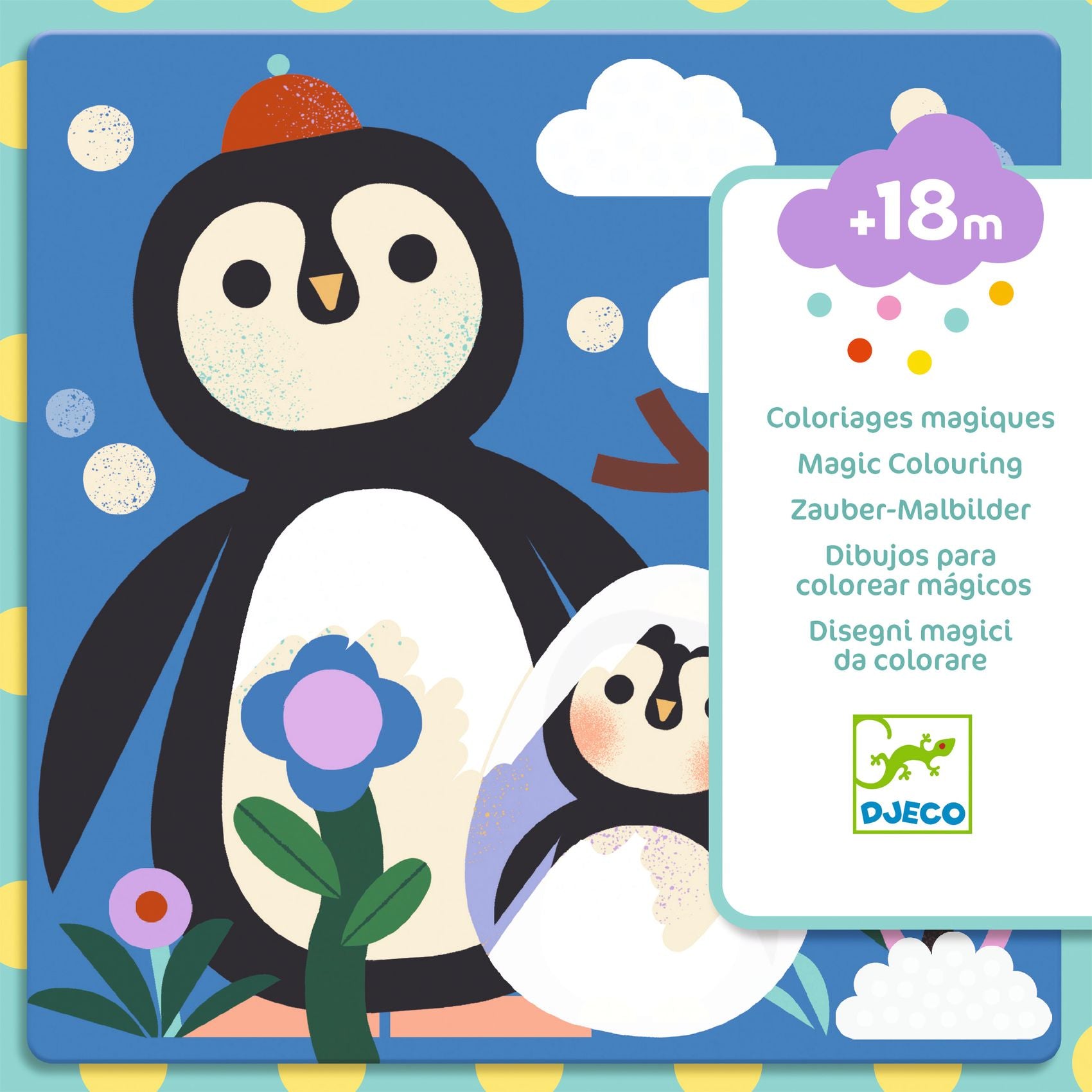 Coloriages magiques - Coucou caché maman-bébé du monde