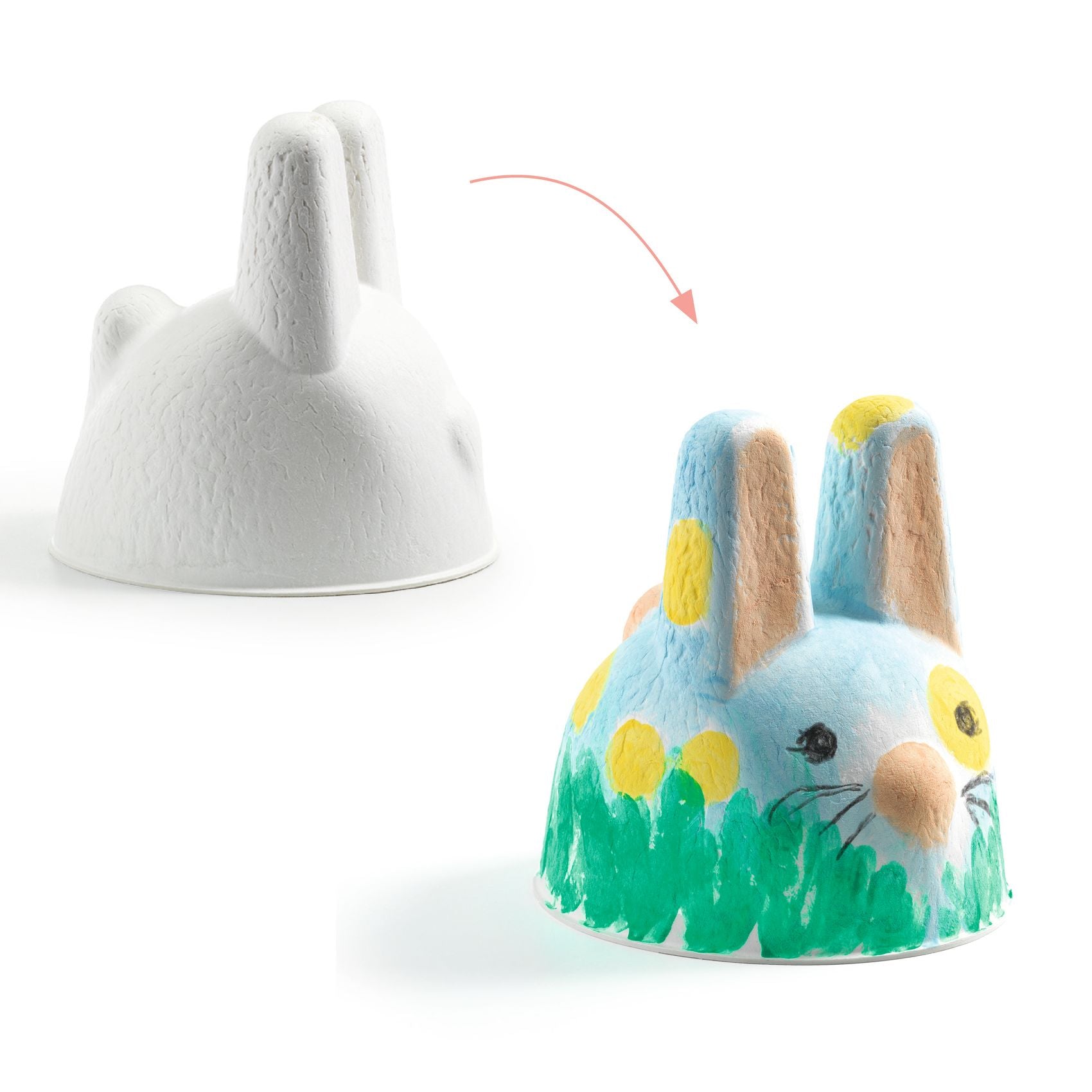 Peindre avec ses doigts - Trio de lapinous