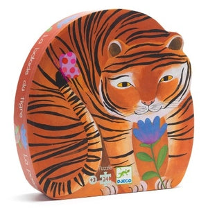 Puzzle La balade du tigre – 24 pièces – Djeco
