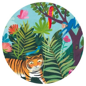 Puzzle La balade du tigre – 24 pièces – Djeco