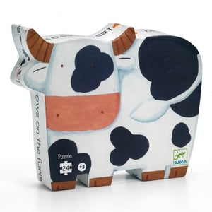 Puzzle- Les vaches à la ferme - 24 pcs