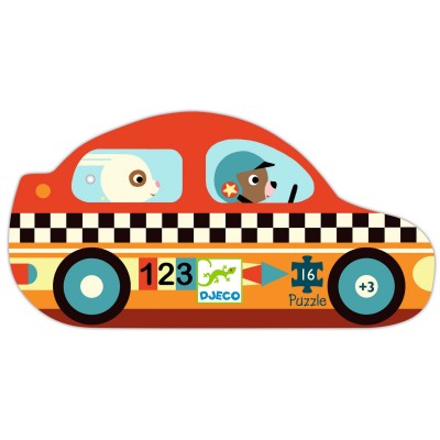 Puzzle - Le bolide 16pcs