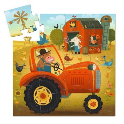 Puzzle - Tracteur - 16 pcs