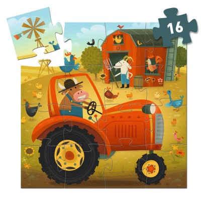 Puzzle - Tracteur - 16 pcs