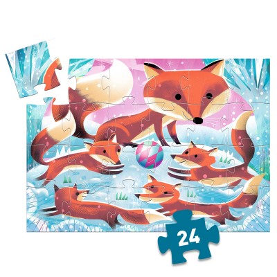 Puzzle Ginger, petit renard – 24 pièces – Djeco