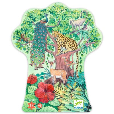 Puzzle Jungle indienne – 54 pièces – Djeco