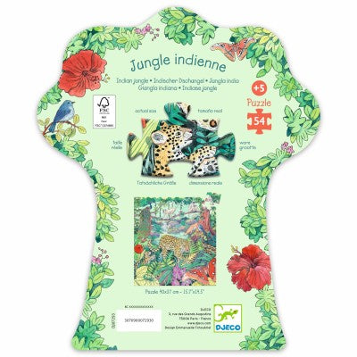 Puzzle Jungle indienne – 54 pièces – Djeco