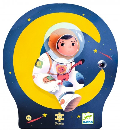 Puzzle - Un astronaute dans la lune - 36 pcs