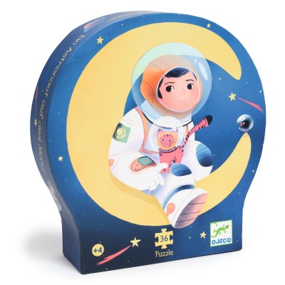 Puzzle - Un astronaute dans la lune - 36 pcs