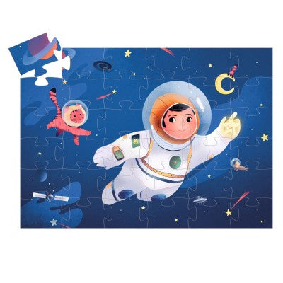 Puzzle - Un astronaute dans la lune - 36 pcs