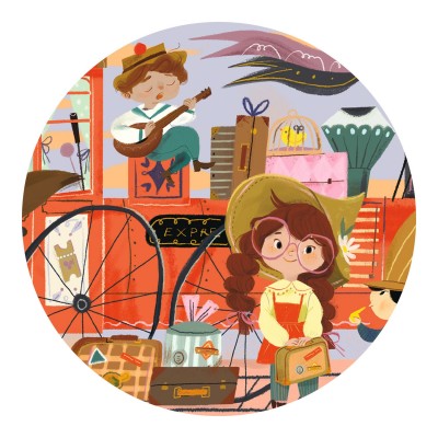 Puzzle - Le voyage de Mia - 36 pcs
