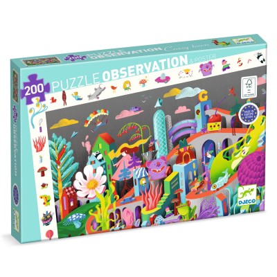 Puzzle d'observation - Crazy Town 200 pcs