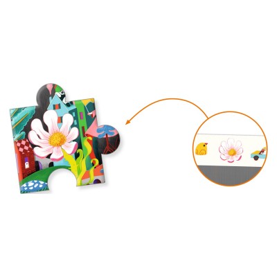 Puzzle - Crazy Town - 200 pcs