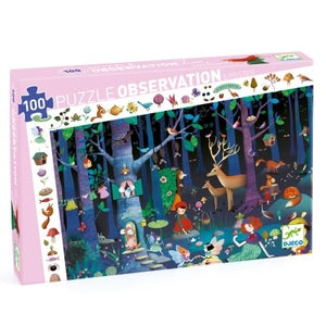 Puzzle d'observation - La forêt enchantée 100 pcs