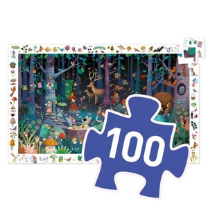 Puzzle d'observation - La forêt enchantée 100 pcs