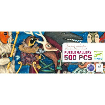 Puzzle Gallery Fantasy Orchestra – 500 pièces – Djeco