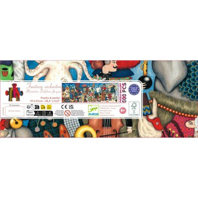 Puzzle Gallery Fantasy Orchestra – 500 pièces – Djeco