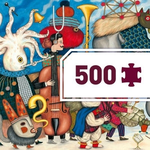Puzzle Gallery Fantasy Orchestra – 500 pièces – Djeco