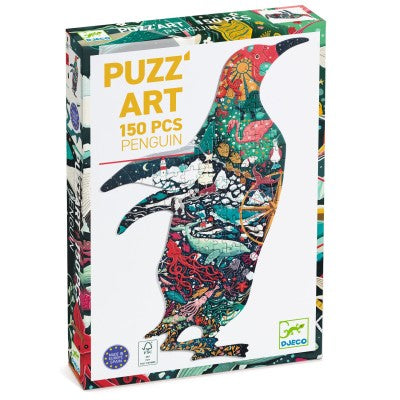 Puzzle Puzz’Art Pingouin – 150 pièces – Djeco