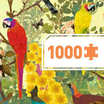 Puzzle Gallery Peaceful Birds – 1000 pièces – Djeco