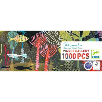 Puzzle Gallery Fish Paradise – 1000 pièces – Djeco