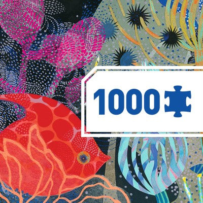 Puzzle Gallery Fish Paradise – 1000 pièces – Djeco