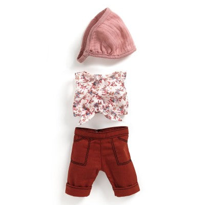 Tenue Burgundy pour poupée Lovely Pomea 32 cm – Djeco
