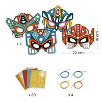 kit créatif pour créer 4 masques