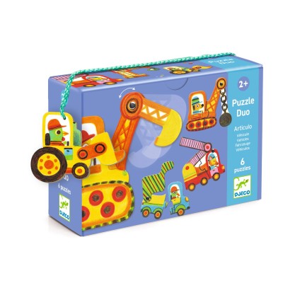 Puzzle duo Articulo Véhicules – Djeco