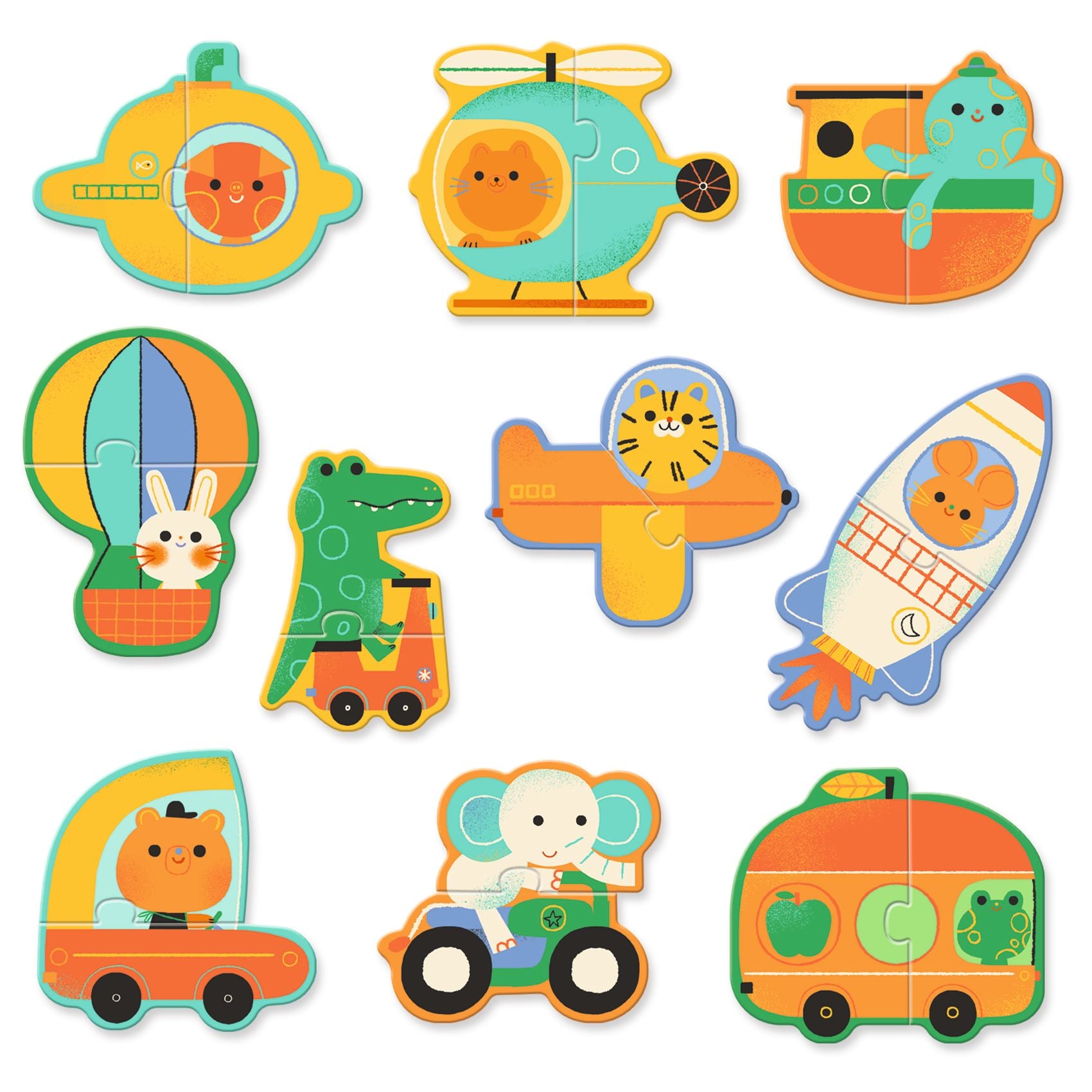 Puzzle - Duo Véhicules