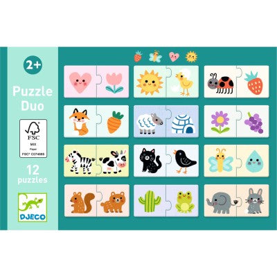 Puzzle duo Couleurs – Djeco
