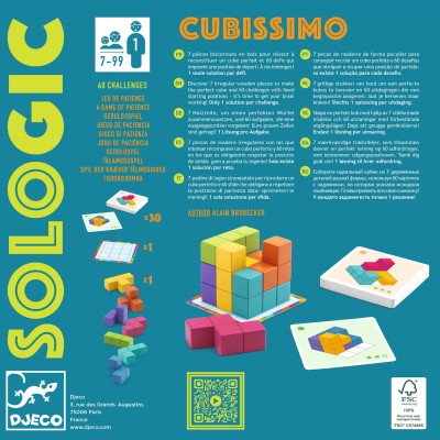 Jeu de logique Cubissimo Sologic – Djeco