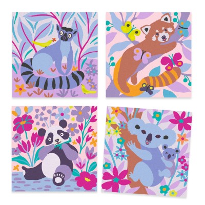 Sable coloré - Pattes de velours