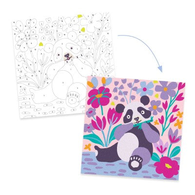 Sable coloré - Pattes de velours