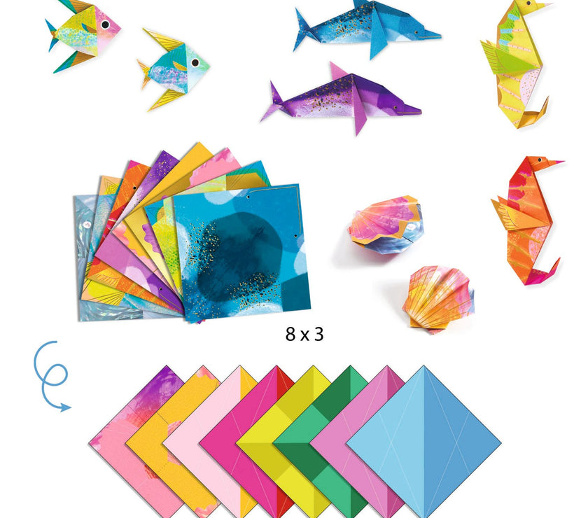 Origami - Animaux marins