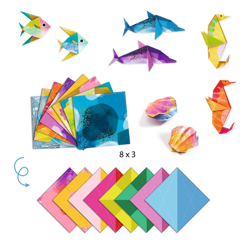 Origami - Animaux marins